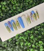 Load image into Gallery viewer, Blue Nova Nails