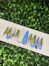 Load image into Gallery viewer, Blue Nova Nails