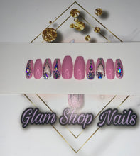 Load image into Gallery viewer, Pink Princess Nails
