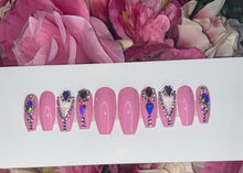 Load image into Gallery viewer, Pink Princess Nails