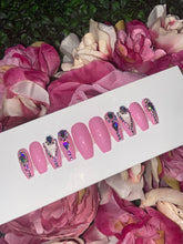 Load image into Gallery viewer, Pink Princess Nails