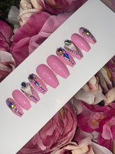 Load image into Gallery viewer, Pink Princess Nails