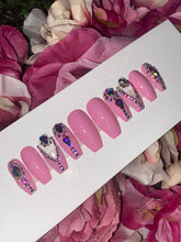 Load image into Gallery viewer, Pink Princess Nails