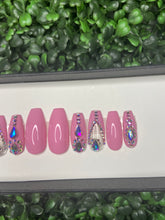 Load image into Gallery viewer, Pink Princess Nails